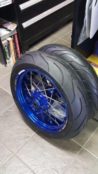 BRAND NEW - Excel rims and rubber for sale