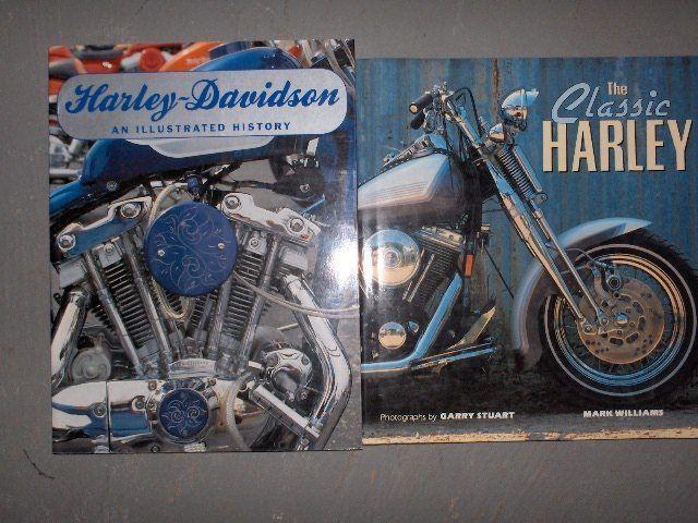 HARLEY DAVIDSON Books and Mirror