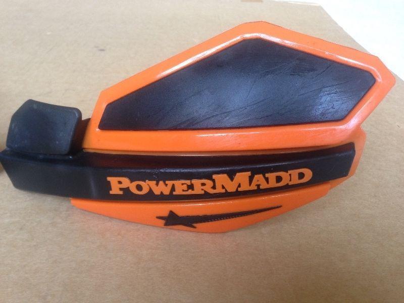 POWERMADD KTM ORANGE & BLACK HAND GUARDS (ATV, MOTORCYCLE, SLED)