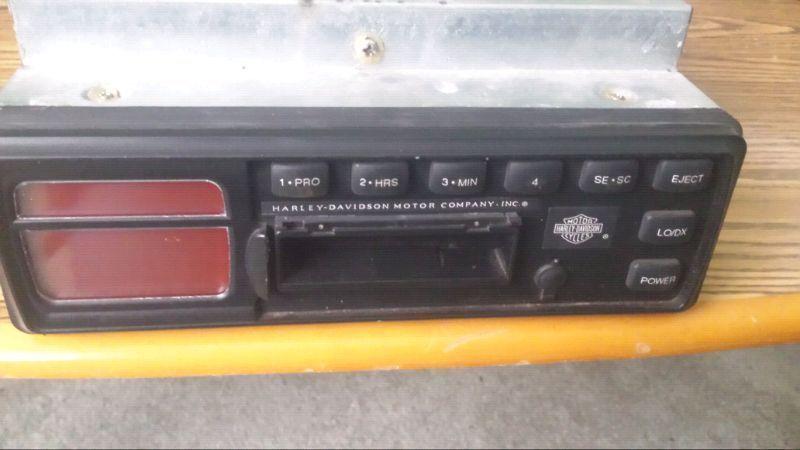 Harley Cassette player with auxiliary output