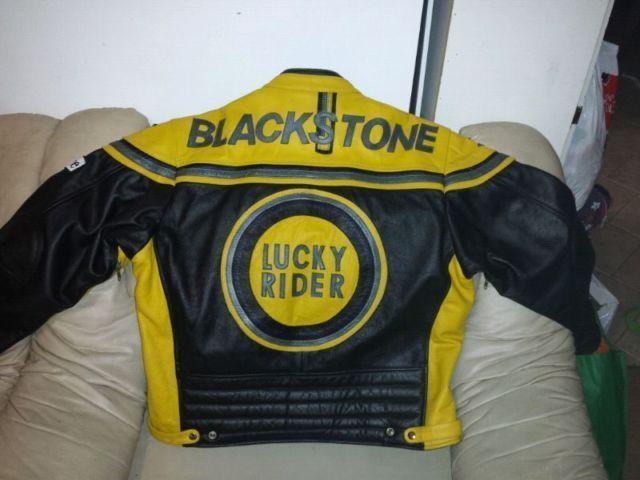 LUCKY RIDER Motorcycle jacket, 100% genuine leather