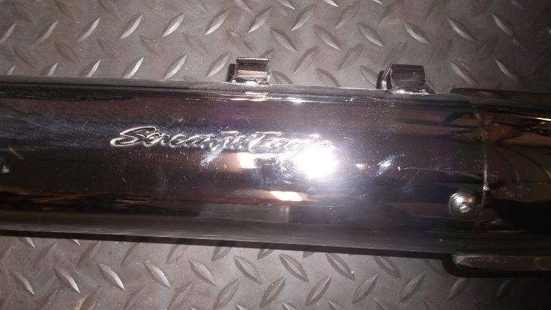 harley fish tail exhaust