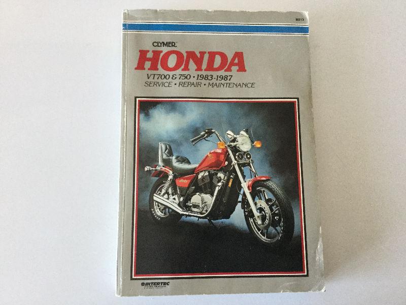 Honda VT700C Shadow and VT750C Shadow 1983-1987 Repair Manual