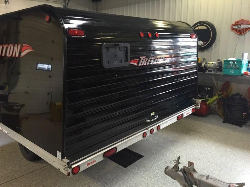 Triton aluminum sled trailer