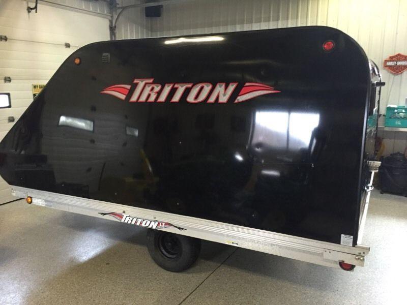 Triton aluminum sled trailer