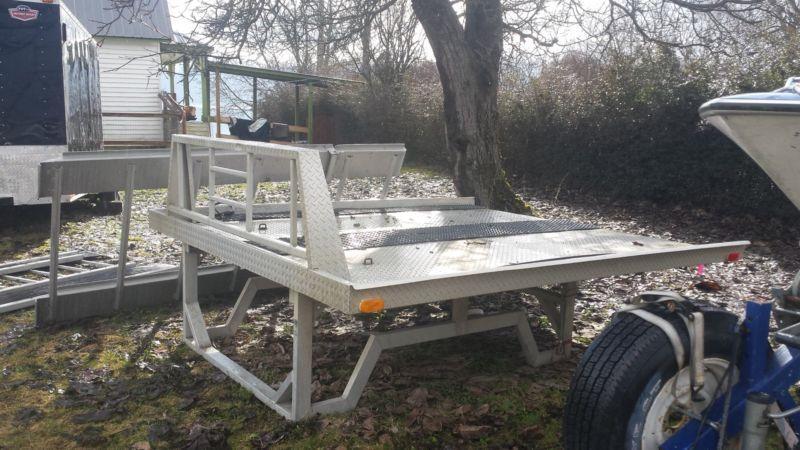 Aluminum sled deck