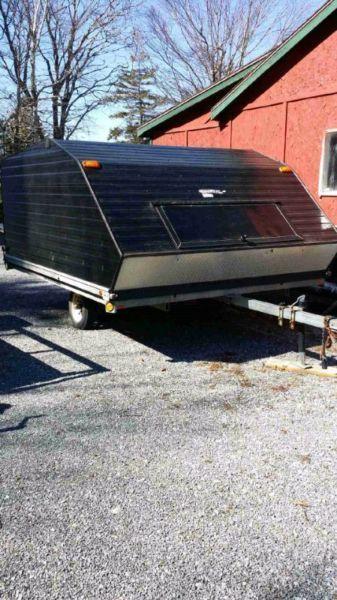 PACKAGE DEAL: 2 Snowmobiles & Enclosed Trailer