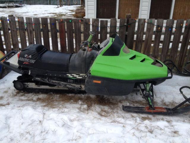 1996 Arctic Cat ZR 440/711 Black Magic mod