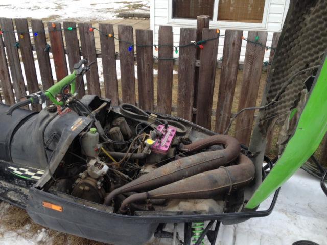 1996 Arctic Cat ZR 440/711 Black Magic mod