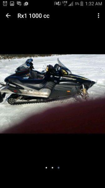 END OF SEASON DEAL!! 3500$OBO 2004 yamaha rx1 warrior long track