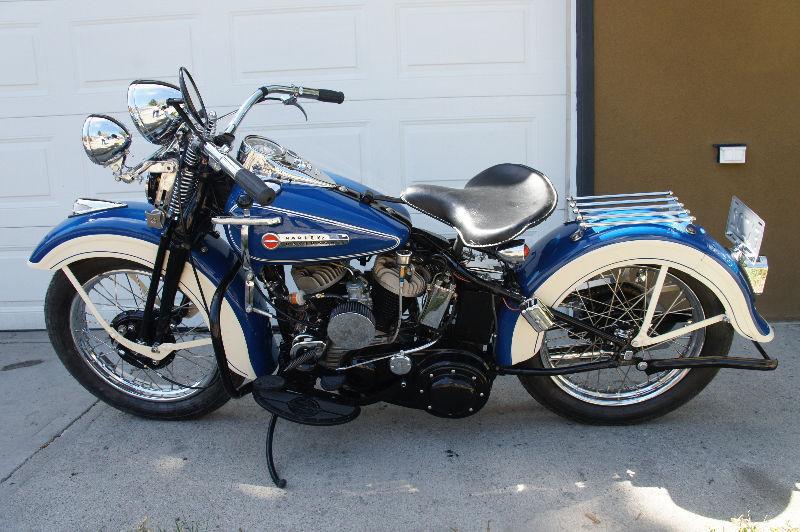 1942 Harley Davidson 45 WLA - restored