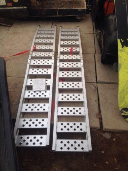 Aluminum quad ramps