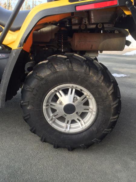 Outlander tires and rims (Carlisle ACT 26x8R12 & 26x10R12)