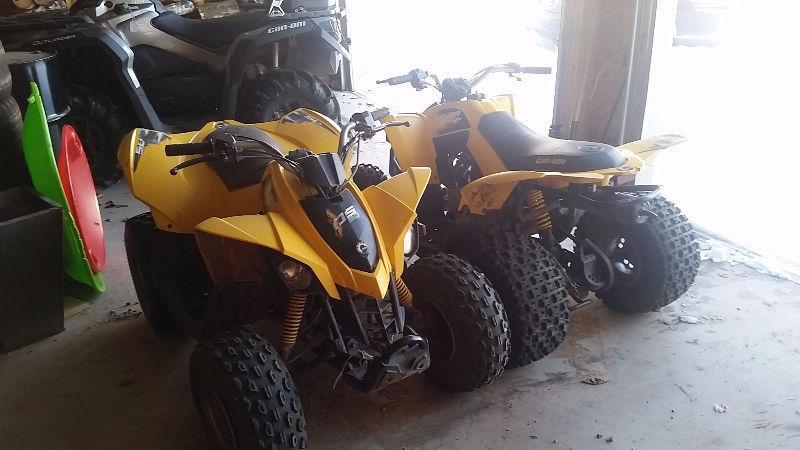 2 Can am DS 90's