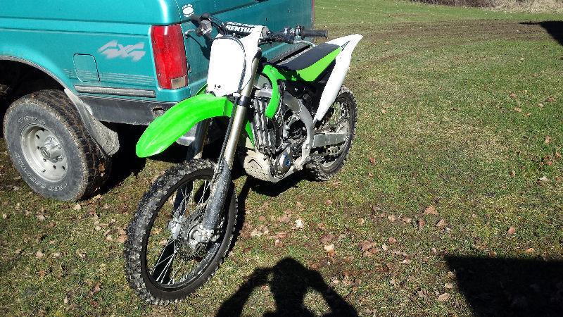 2013 KX 450F ONLY 30 HRS ON BIKE!