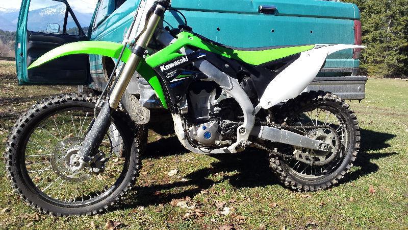 2013 KX 450F ONLY 30 HRS ON BIKE!