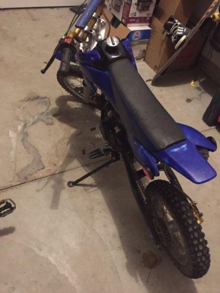 125 pit bike and 96 Honda Civic with Acura el front end trade