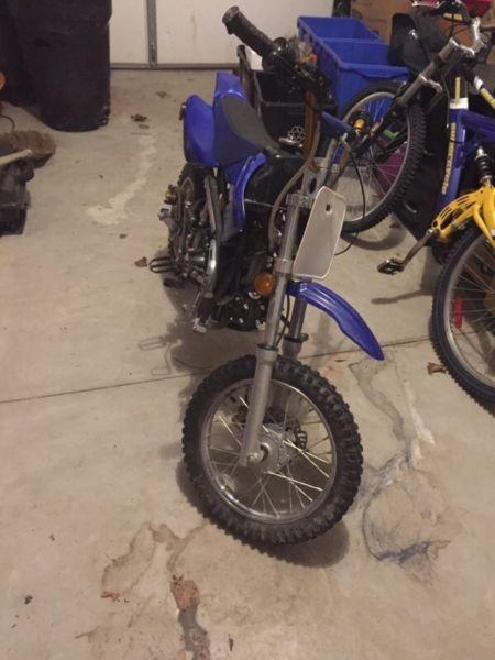 125 pit bike and 96 Honda Civic with Acura el front end trade
