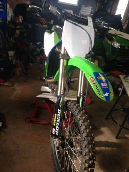 2007 kx450f trade + cash for truck