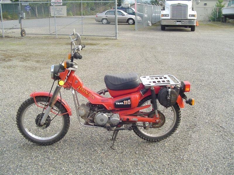 honda trail motorcycle ct110