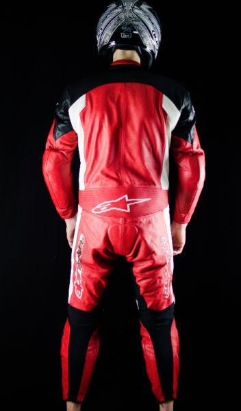 Motorcycle Gear-Alpinestars Leather Racing Suit-1piece size 42US
