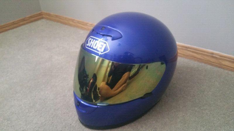 Shoei blue medium TZ1 full face helmet