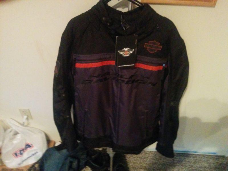 4 in1Harley Davidson riding Jacket with body armour