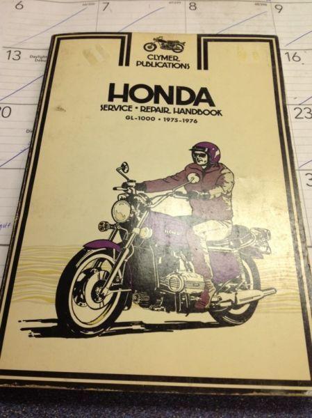 Clymers manual for 1975-76 Honda GL 1000