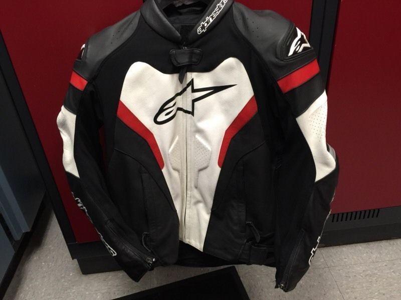 Alpinestars GP Pro Leather Jacket with chest and back protector
