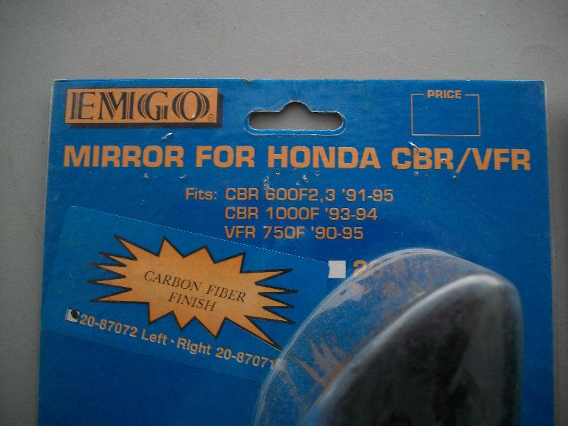 CBR & VFR Carbon Fibre Mirrors, Left & Right Available