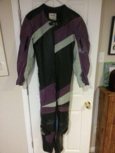 Motorcycle riding gear, leather suits, jackets, boots, gloves, h