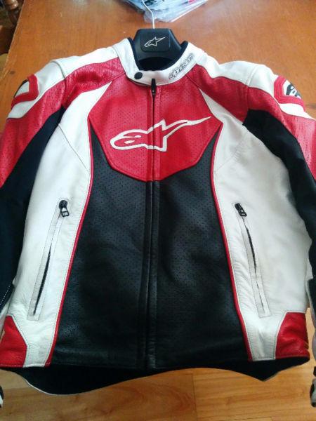 Manteau de moto Alpinestars GPR cuir