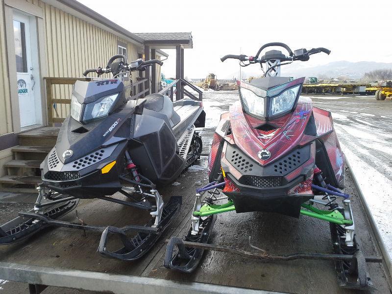 Two Ski-Doo Summits/Karavan Tilt Deck Package