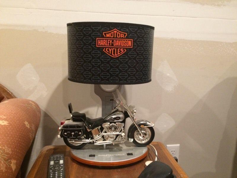 Harley Davidson eagle and lamp