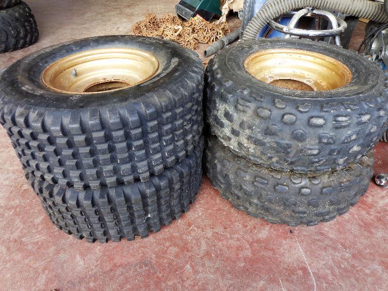 Quad Rims & Tires Set of 4