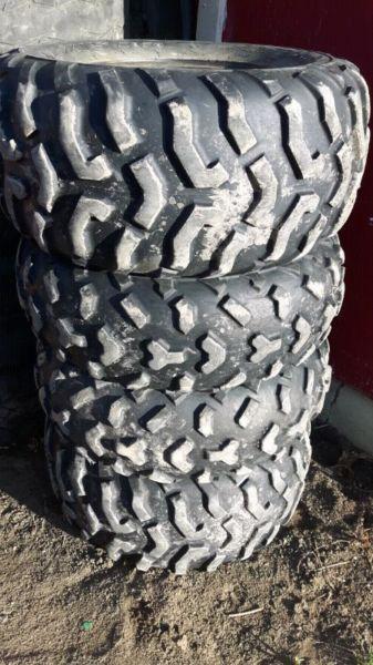 Used quad tires (sizes in pics)