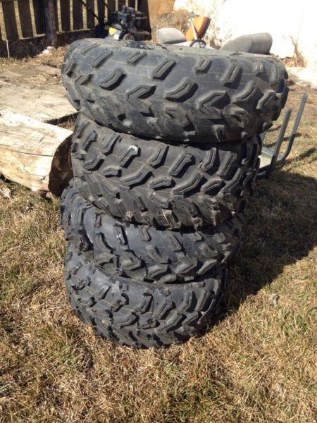 Quad tires for sale 25-8x12, 25-10x12