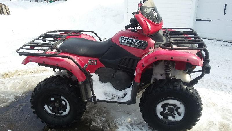 2003 yamaha grizzly 660 en bonne condition