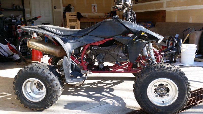 2007 trx450r engine has been removed