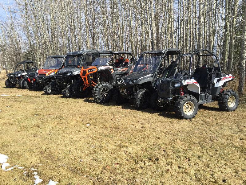 ATVs, Snowmobiles, Trailers & Side by Sides for rent