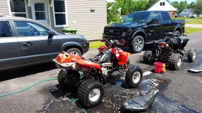 2012 YFZ 450 & 2006 Polaris Predator