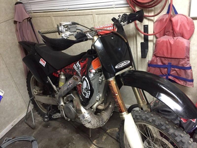 2000 cr250r looking to trade for a 250F