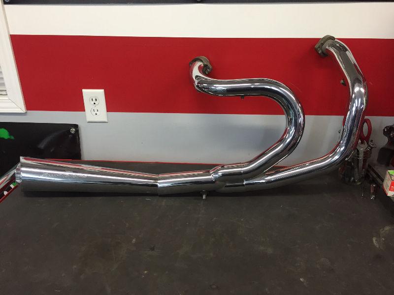 1986 to 2003, 883 to 1200 Sportster Exhaust and Drag bars