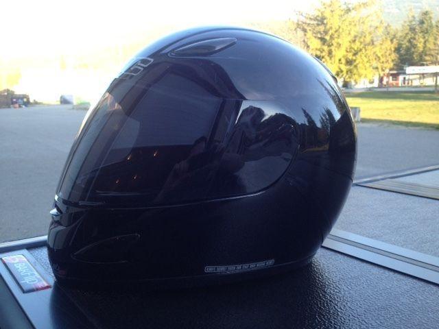 HJC black XL helmet