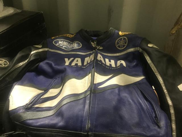Men's Yamaha factory leather jacket size m