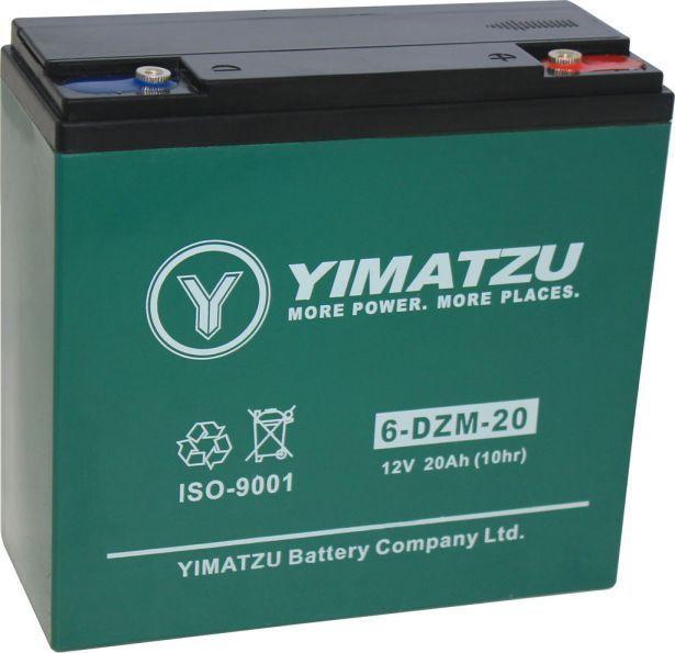 SALE: Batteries 20AH Four high quality Yimatzu AGM GEL Batteries