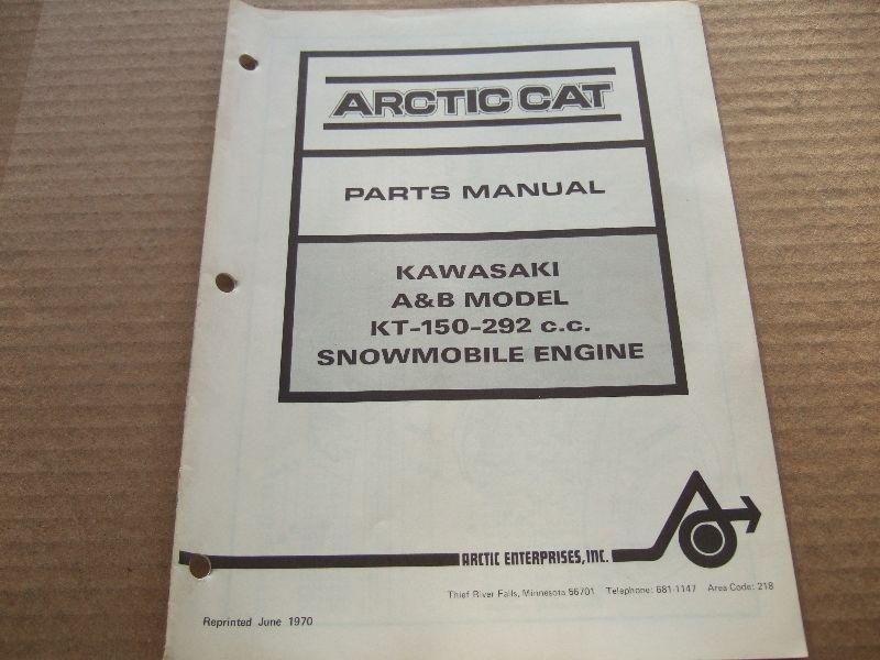 1971 ARCTIC CAT LYNX ENGINE MANUAL