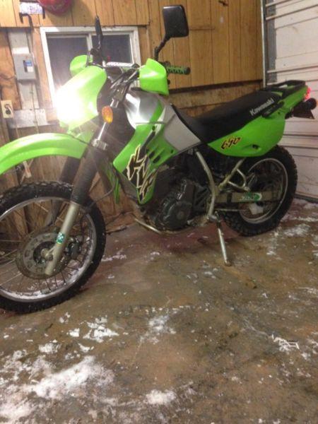 2002 klr 650 streat and trail. Forsale or trade