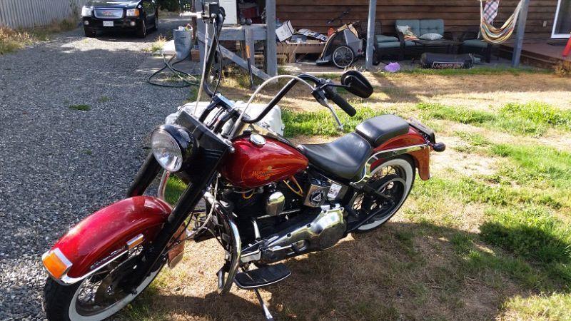 92 harley softail for trade
