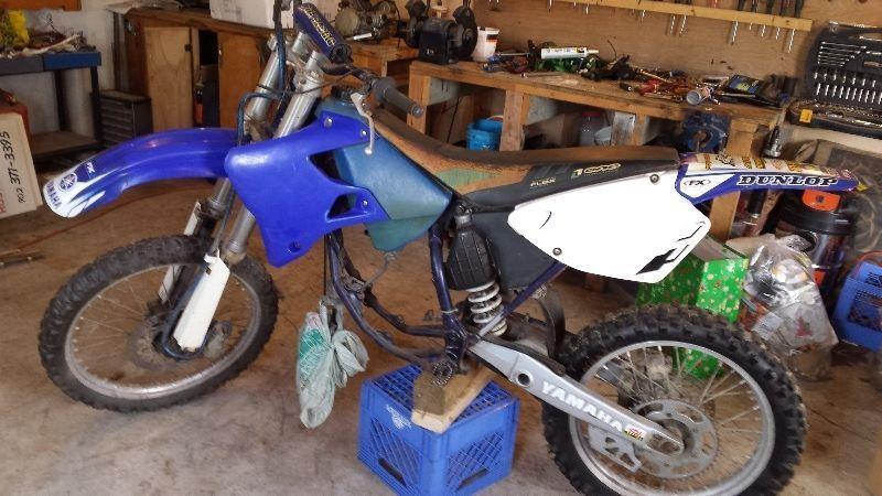 2001 YZ 125 Requires a crank!!! 500.00 FIRM